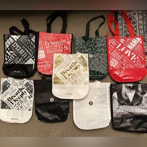 Lululemon Athletica reusable bags/totes bundle collection